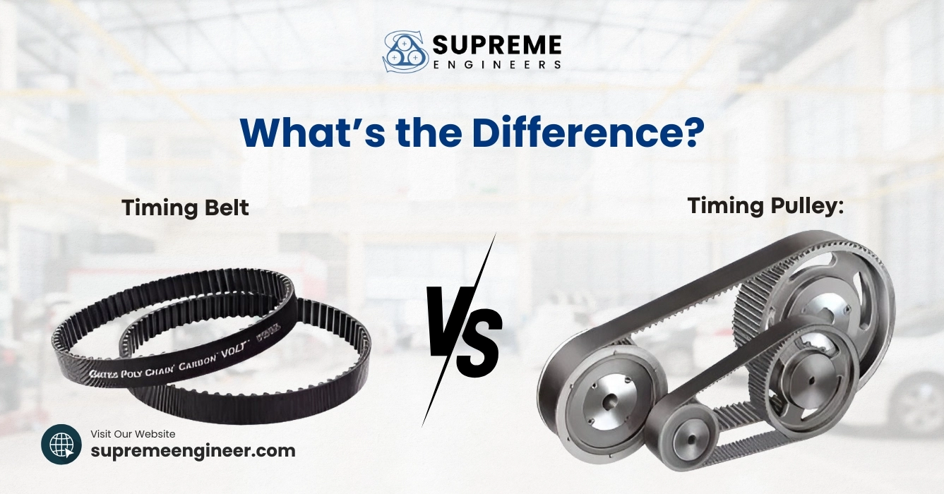 timing belt vs timing pulley